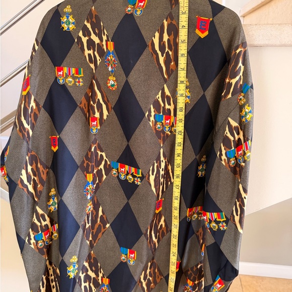 Vintage Escada 90’s Shirt with Leopard Argyle Print - Picture 9 of 14